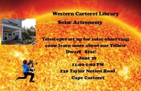 Western Carteret Public Library -- Solar Astronomy