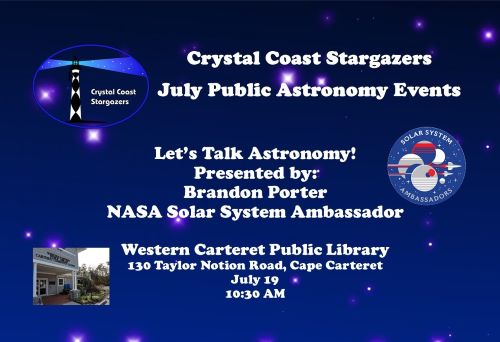 Western Carteret Public Library -- Let's Talk Astronomy!