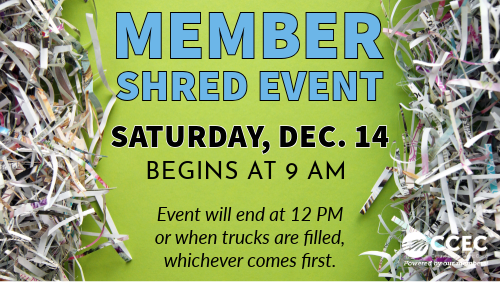 Carteret-Craven Electric Co-op Member Shred Event